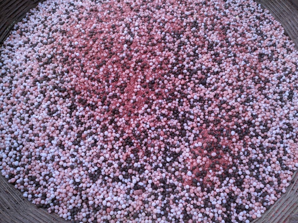 Fertilizer,In,A,Bowl.,Fertilizer,Mixture.,Selective,Focus.